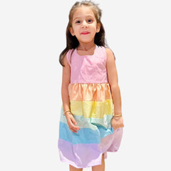 Rainbow Dress for Toddlers and Girls