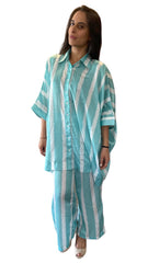 Waves Sea Green Co-ords for Woman